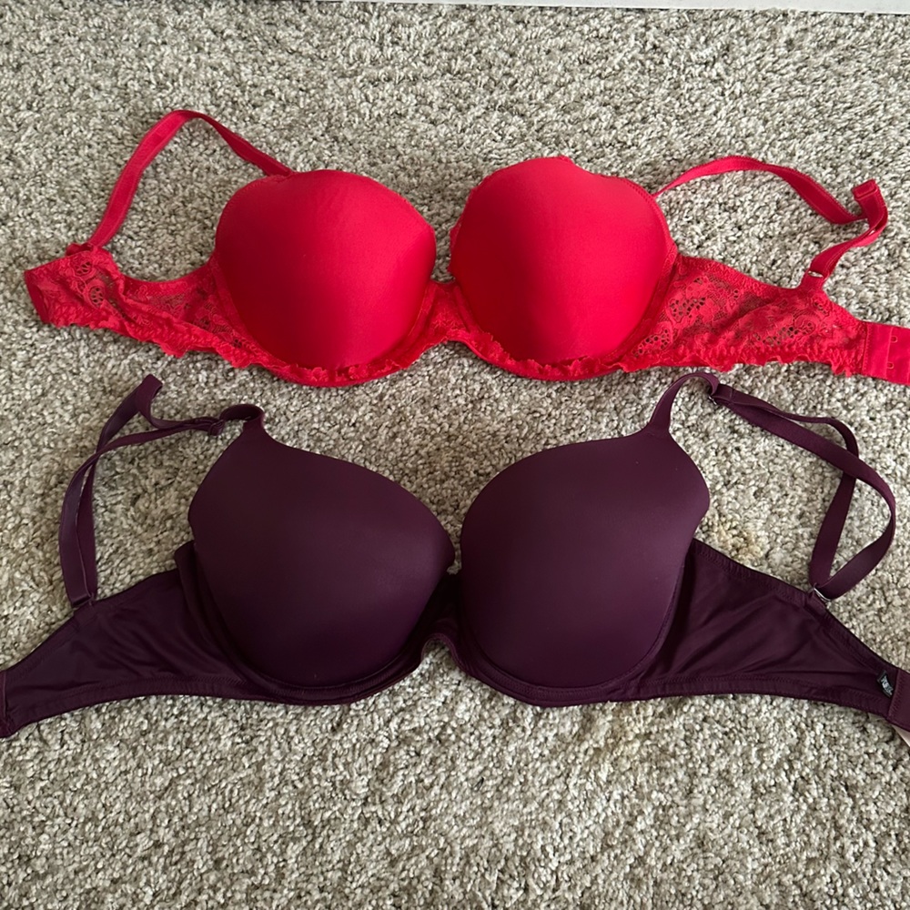 PINK/Victoria Secret Lightly Lined Bras